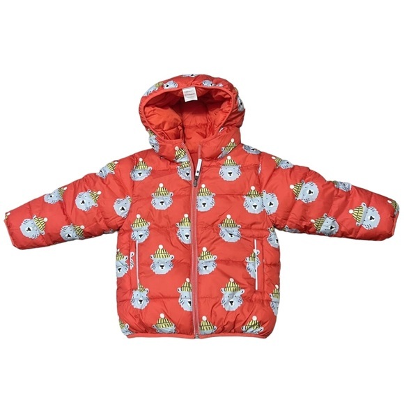 Hanna Andersson Other - NWOT Hanna Andersson Reversible Red Heavyweight Puffer Jacket‎ size 4 (100).